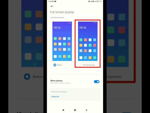 How to set Full screen Display in redmi #shorts #youtubeshorts #settings