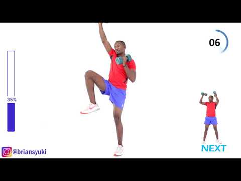 20 Minute Dumbbell Strength Workout at Home/ Tones Muscles