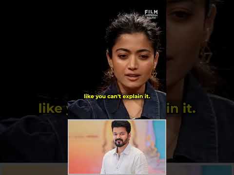 Rashmika Mandanna about Thalapathy Vijay 🤩 | #shorts