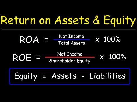 Return on Assets (ROA) and Return on Equity (ROE) - Fundamental Analysis