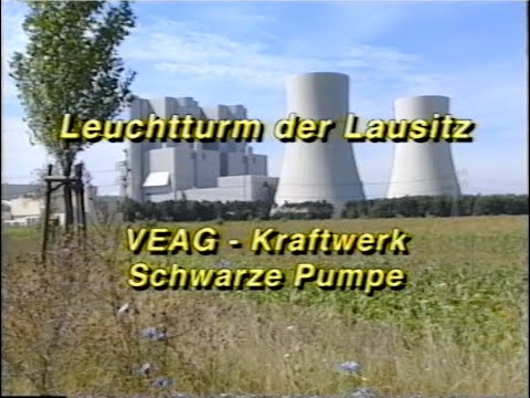 Leuchtturm der Lausitz VEAG Kraftwerk Schwarze Pumpe