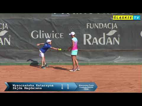 FINAŁ Wysoczańska Katarzyna - Zajda Magdalena 1:6; 6:2; 7:5