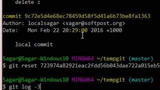 How to go back to a previous commit in Git | git reset command