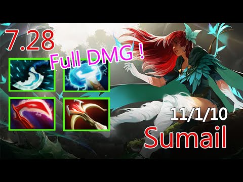 Sumail [Windranger] Full Power Damage Build | Dota2 - 7.28