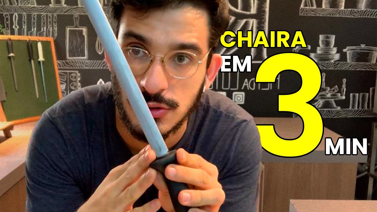 Como usar uma chaira em 3 minutos
