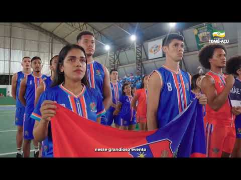 Abertura dos Jogos abertos do Pará (JOAPA) em  Tomé Açu