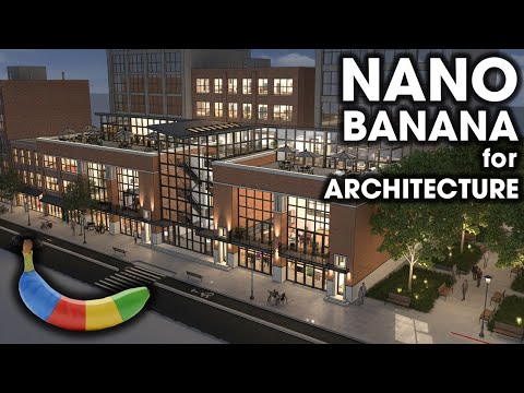 Nano Banana for Architecture is WILD! Learn how to use it here! (FREE AI Image Generator)