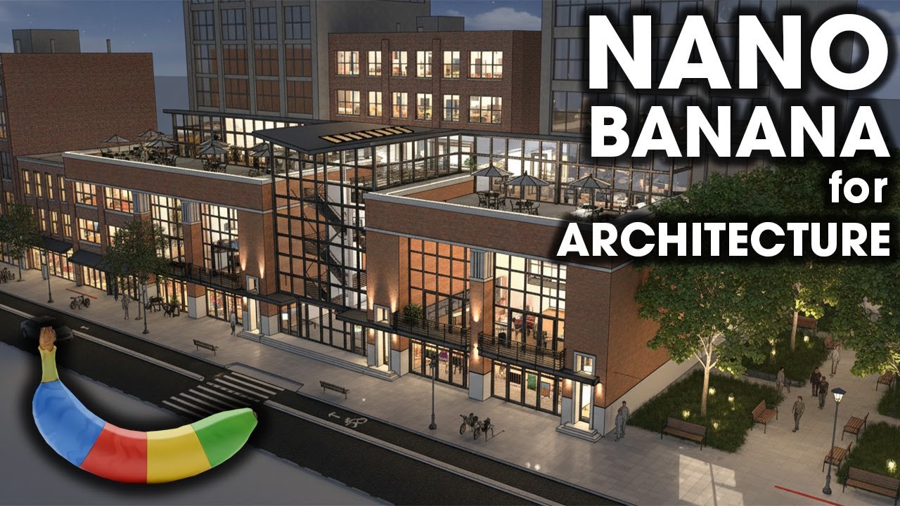 Nano Banana for Architecture is WILD! Learn how to use it here! (FREE AI Image Generator)