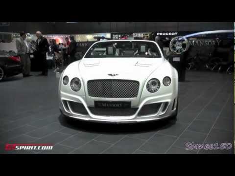 2012 Mansory Bentley Continental GTC at Geneva Motor Show - Upload by GTSpirit.com