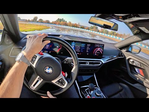 How to Drift a Wet Skidpad  - 2023 BMW M2 (8-Speed Automatic) - POV Tutorial