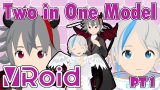  - Two Models in One- Preparing your files in Vroid-Mega Tutorial 1/5