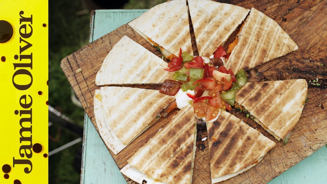 Sweet potato quesadillas: DJ BBQ