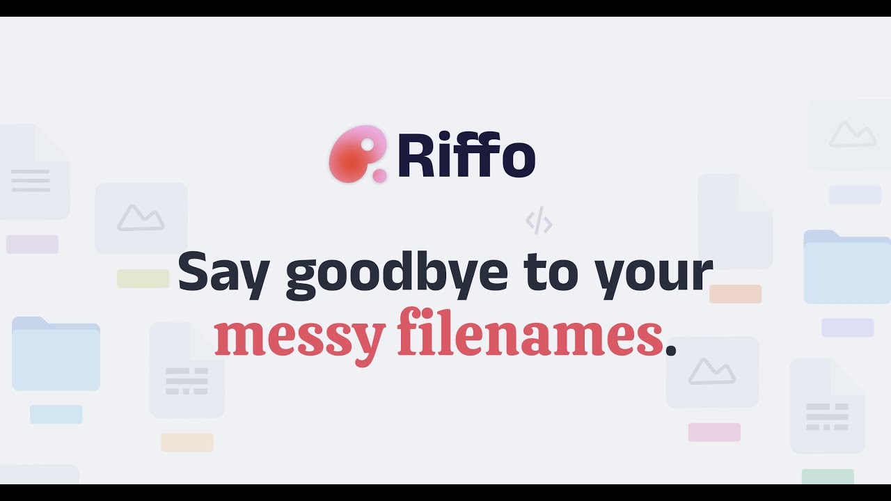 Riffo tutorial