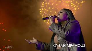 Jazmine Sullivan performs Lift Every Voice And Sing LIVE for MACYs 4th of July Spectacular 2023