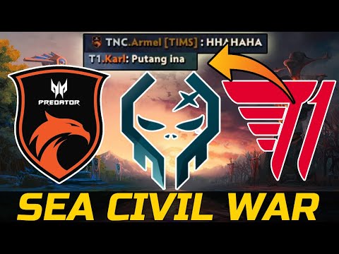 SEA TEAMS CIVIL WAR IN EU PUBS - KARL PALOS VS ARMEL DOTA 2