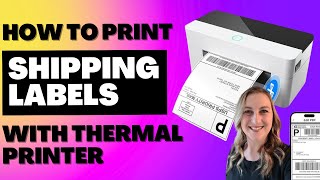 How To Print Shipping Labels With A Thermal Printer | SHIPPING 101