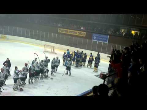 děkovačka HC Vodní lvi Benešov