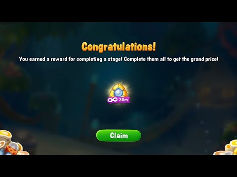 Fishdom Get The Final Grand Prize 1 of 3, Win Strikes Level 3187 - Super Hard Level 3198