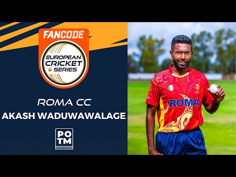 POTM: A.Waduwawalage-RCC vs CRS | Highlights | FanCode ECS Italy, Super Series,2022 Day6 | ECS22.455