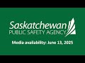 Video Thumbnail for SPSA Media availability - June 13, 2025