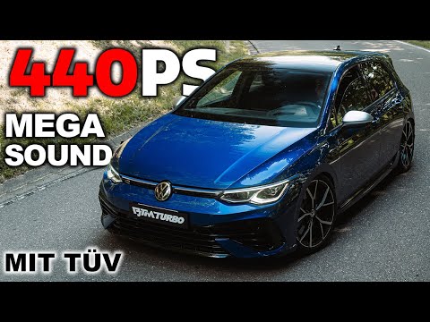 440PS & BRUTALER SOUND mit TÜV - VW Golf 8R - Für 2.0 TFSI - Downpipes, Offene Ansaugung - BTM Turbo