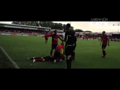 Gol Haritz Mújica. Narración de Natxo Ugarte y Mateo Pérez (EOF) y video de MirandaHD.