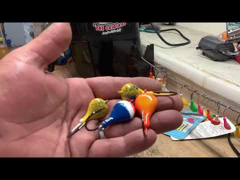 Powder coat jig heads part2