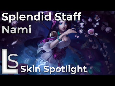 Splendid Staff Nami - Skin Spotlight - Immortal Journey - League of Legends - Patch 10.22.1
