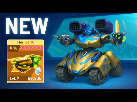 NEW WEAPON Hornet 16 with Panther Dreadnought Salvor - Mech Arena Update