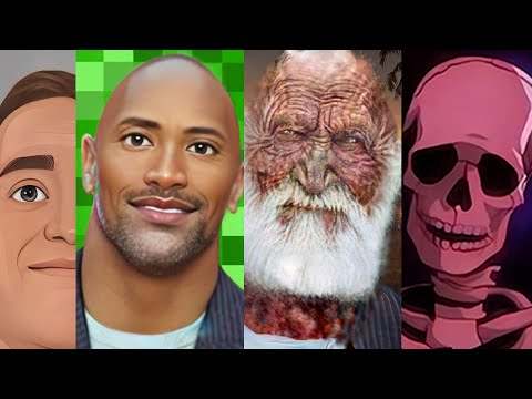 The ROCK - Mr Incredible Becoming Canny, Memmy, Old (but its The ROCK) - Skeleton Roasting