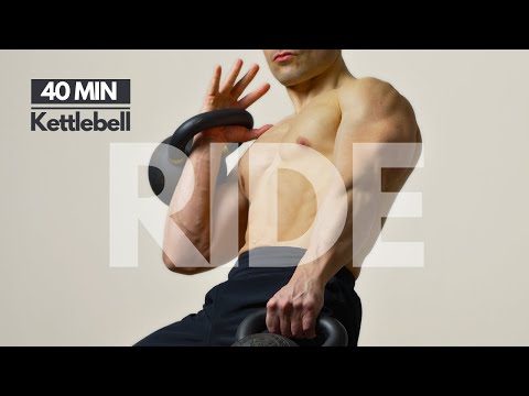 40 Min Full Body Kettlebell Workout | No Repeat Strength, Combo & Explosive Finish