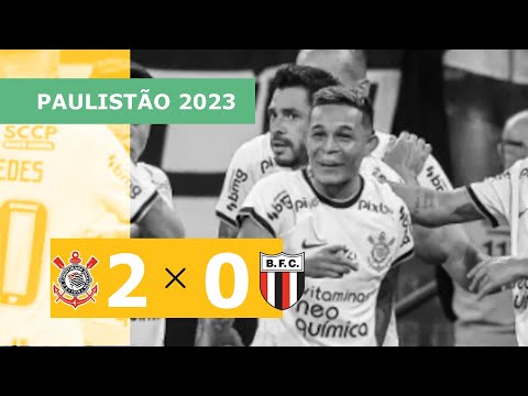 Corinthians 2 x 0 Botafogo-SP - Gols - 05/02 - Campeonato Paulista 2023