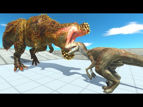 DEVILJHO DEATH RUN (Carnivore Dinosaurs) - Animal Revolt Battle Simulator