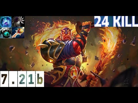 MIDONE EMBER SPIRIT BEST EVER GMEPLAY WITH 24 KILL | DOTA 2 7.21b