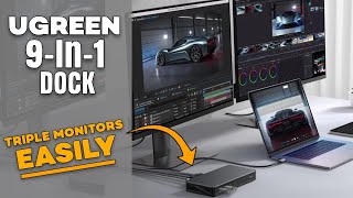 How I get triple monitors using the UGreen 9 in 1 Dock