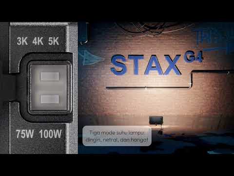 Gambar Krisbow Stax Lampu Sorot LED 100 Watt 3CCT IP66