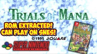 Trials Of Mana Rom Extracted From Switch! Playable On Super Nintendo!