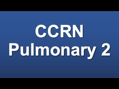 CCRN Pulmonary 2 2023