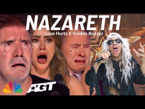 Simon Cowell Cried When The Heard Extraordinary Voice Singing Love Hurts - Nazareth