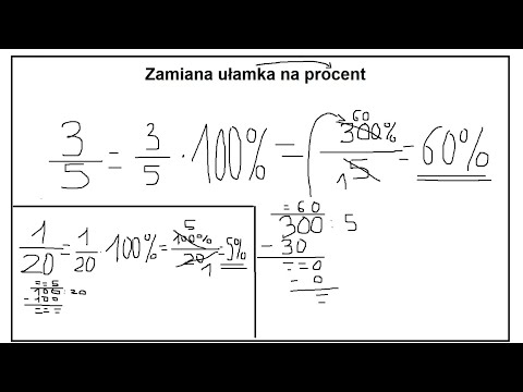 🔥 Zamiana ułamka na procent - Matematyka Szkoła Podstawowa