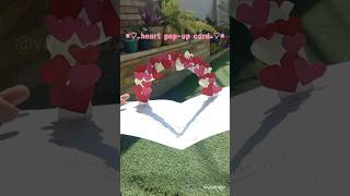 diy heart pop up card | diy cards | #veryartzy #diy #cards