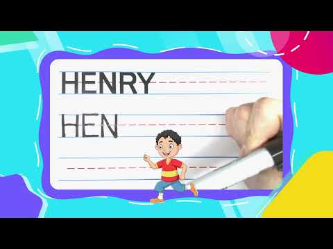 How To Write HENRY | Write With Me! -- FOR KIDS