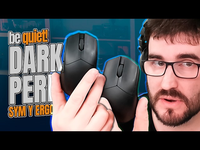 Vídeo relacionado con be quiet! Dark Perk Ergo Ratón ergonómico para PC, 55g de Peso Ligero, batería inalámbrica de Ultra Larga duración, tasa de sondeo de 8,000 Hz, Sensor PixArt PAW3950, 32,000 dpi, Interruptor 70m