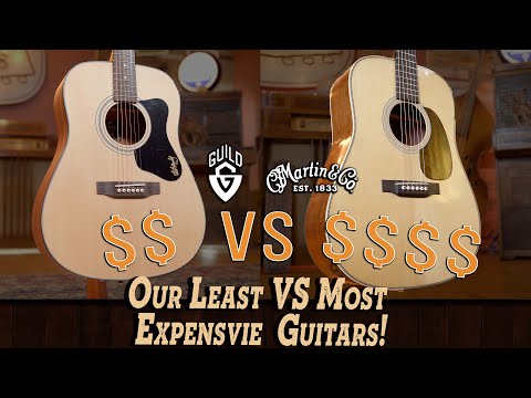 The REAL Difference An Expensive Guitar Makes | Guild VS Martin Test