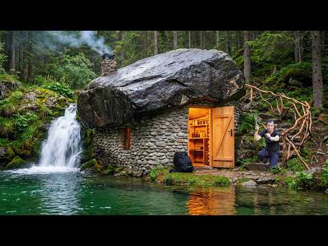 How To Build A Secret Underground House By The River For Survival | Survival Alone in The Forest