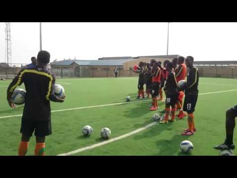 Kalusha Bwalya Takes a Penalty during Chipolopolo's Training Session in Rwanda #CHAN2016