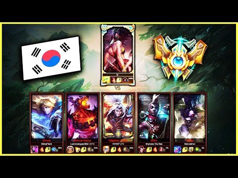 Korean Challenger vs 5 NA Silvers (Must Watch) - League of Legends