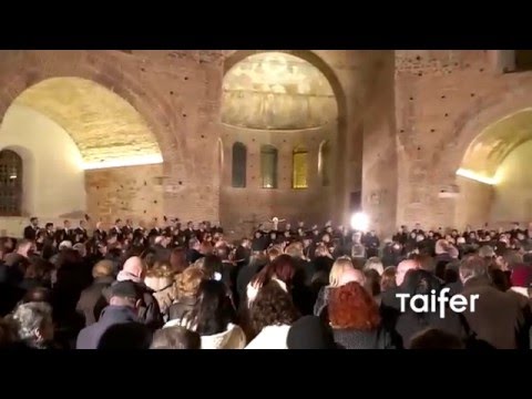 Η στιγμή που ακούστηκε ο Ακάθιστος Ύμνος στη Ροτόντα - Byzantine chant at Rotunda