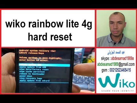 WIKO Rainbow Lite 4G - How to Hard Reset