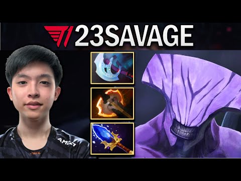 T1.23SAVAGE FACELESS VOID WITH AGHANIMS-BATTLEFURY - DOTA 2 GAMEPLAY